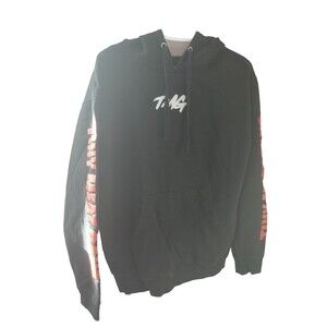 Tiny Meat Gang US Tour 2019 Hoodie Size M Spellout Sleeves